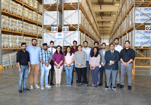 unhcr dubai - visit -bba students