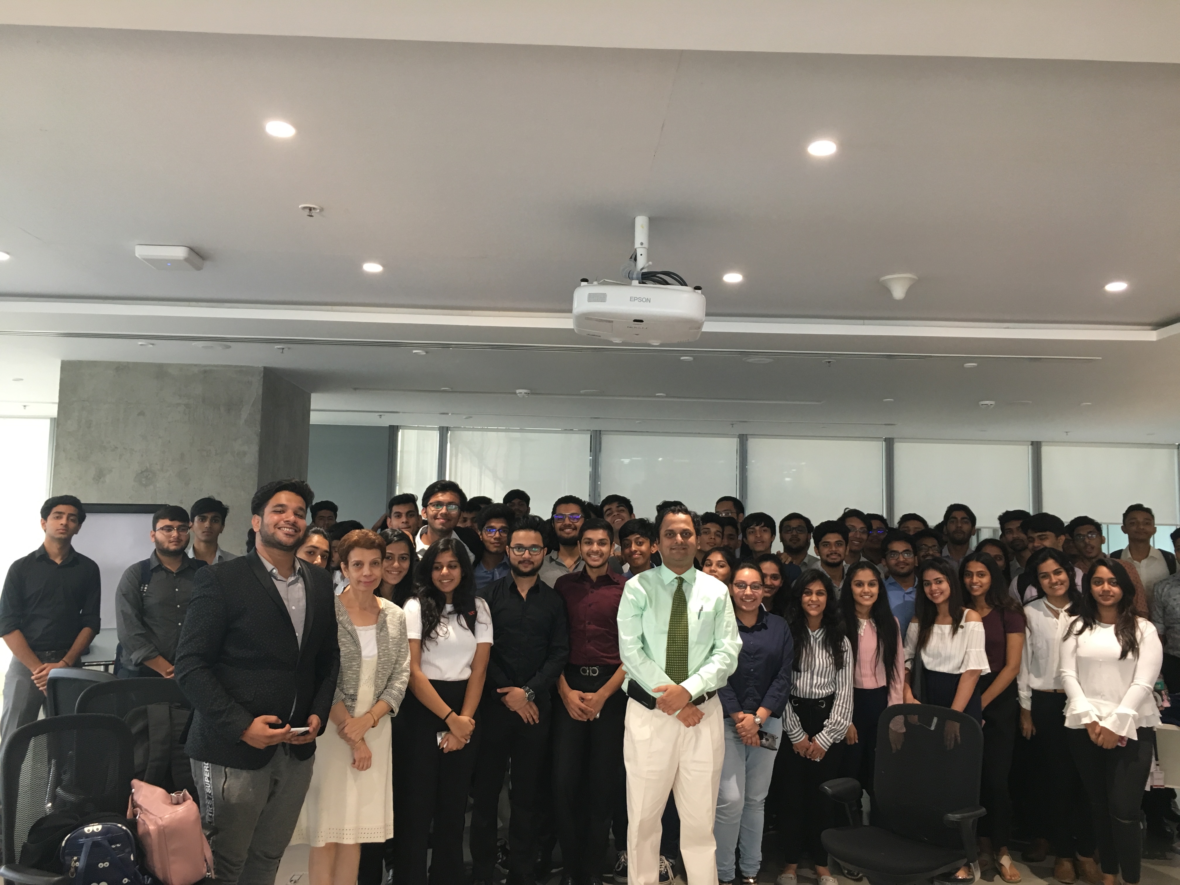 undergraduate students visit to godrej one 1