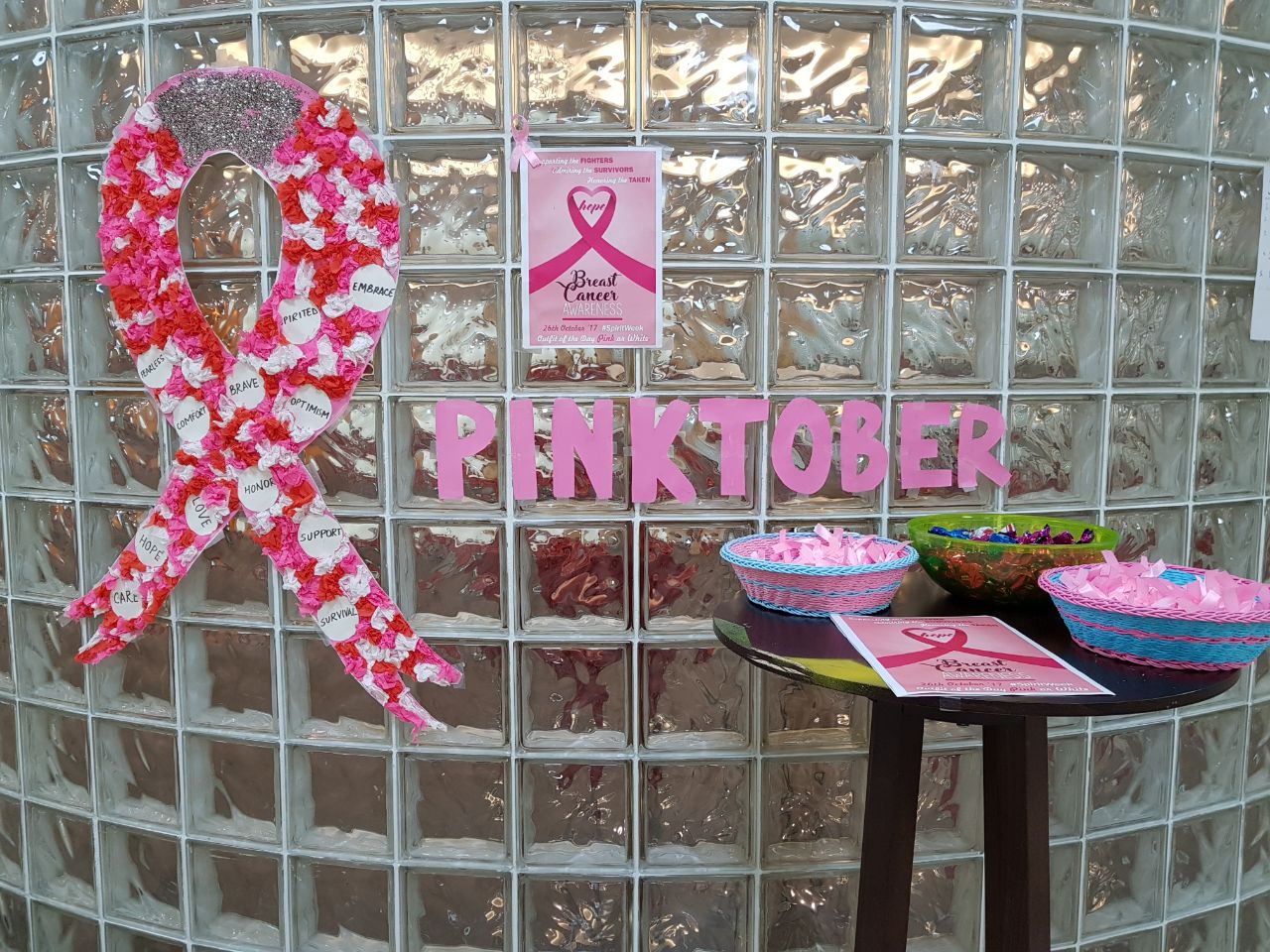 breast cancer awareness at SP Jain Dubai