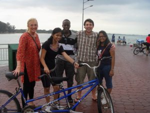 Cycling at East Coast Park