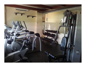 Fitness area in dormitory