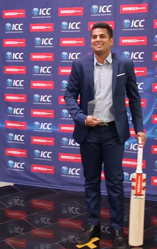 Aashin Named ICC Player of the Year